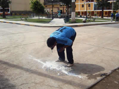 INSTALACION DE SERVICIO BASICO EN HUACAR: OBRAS DE DESAGUE 01