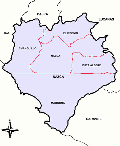 MAPA PROVINCIAL DE NAZCA