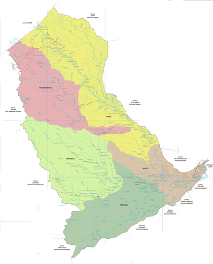 Mapa Provincia de Loreto